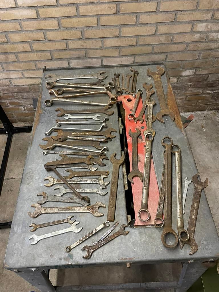 49 steek/ringsleutels. Veel merken, Ophalen
