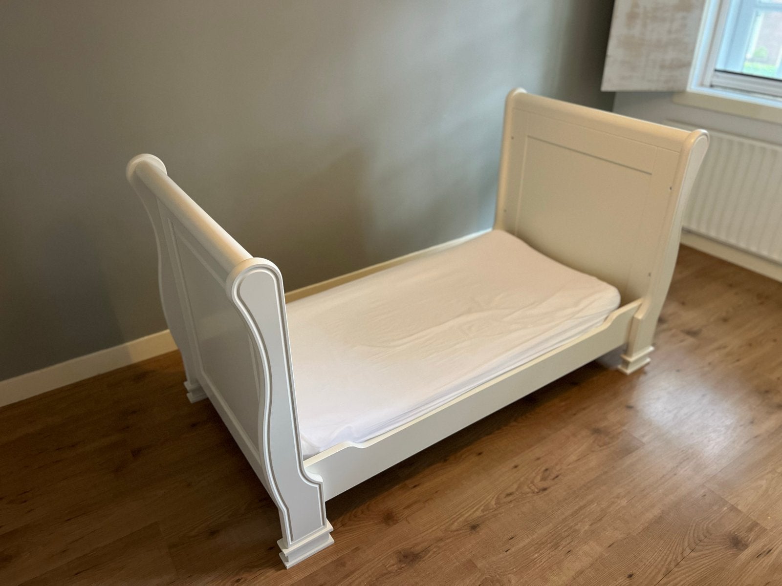 Kidsmill Louise de Philippe Ledikant 70x140 cm, Ophalen, Gebruikt, Wit, Overige maten