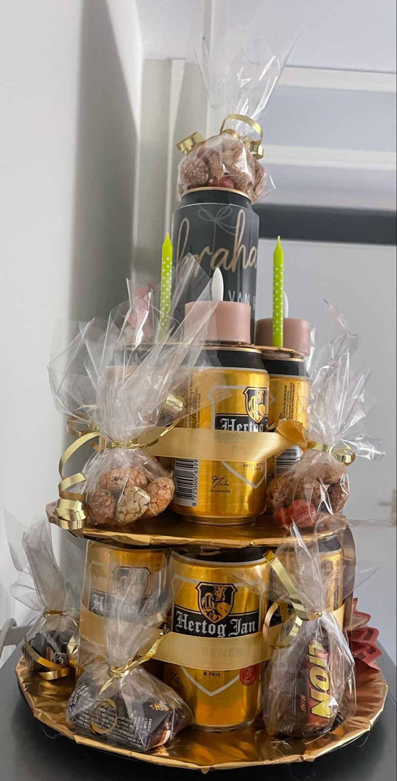 Biercadeau 50 jaar - Hertog Jan bier en snacks, Ophalen, Nieuw, Overige typen