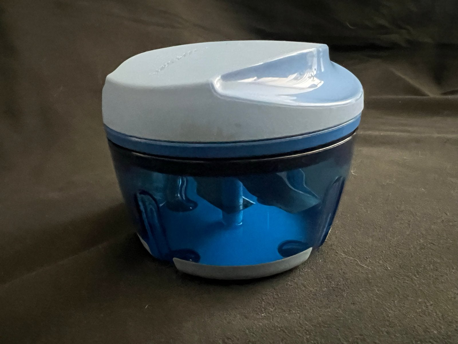 Tupperware SuperSonic Chopper Compact - Blauw, Ophalen of Verzenden, Zo goed als nieuw, Blauw, Overige typen