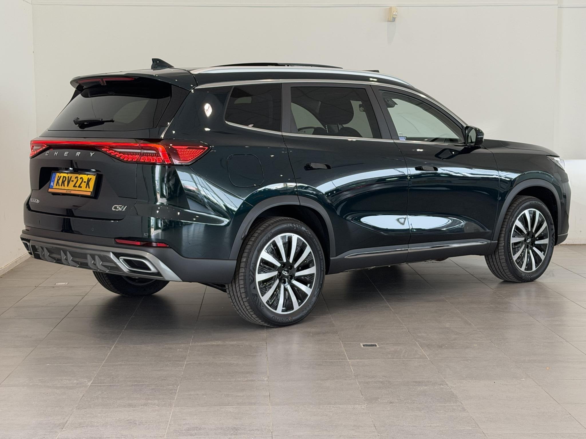 Chery Tiggo 8 1.5TGDI PHEV UNIQUE | DEMO |, Auto's, Verwarmde buitenspiegels, 4 cilinders, Met garantie (alle), 7 stoelen