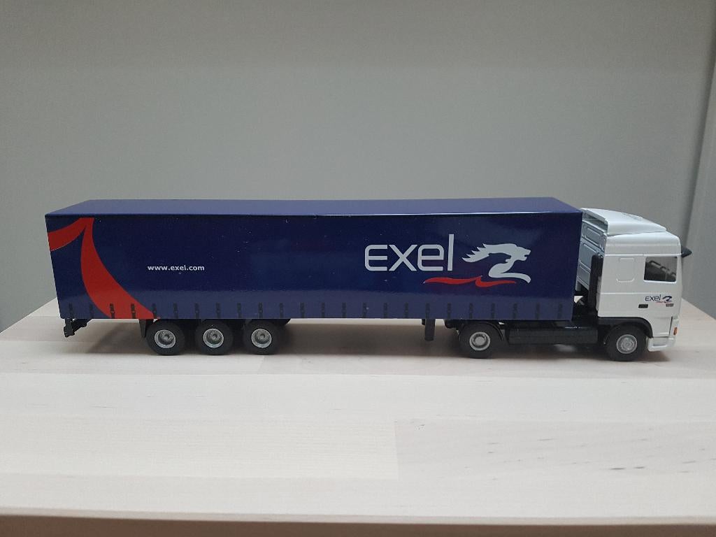 Daf Exel Lion Toys, Ophalen of Verzenden, Gebruikt, Bus of Vrachtwagen, Lion Toys
