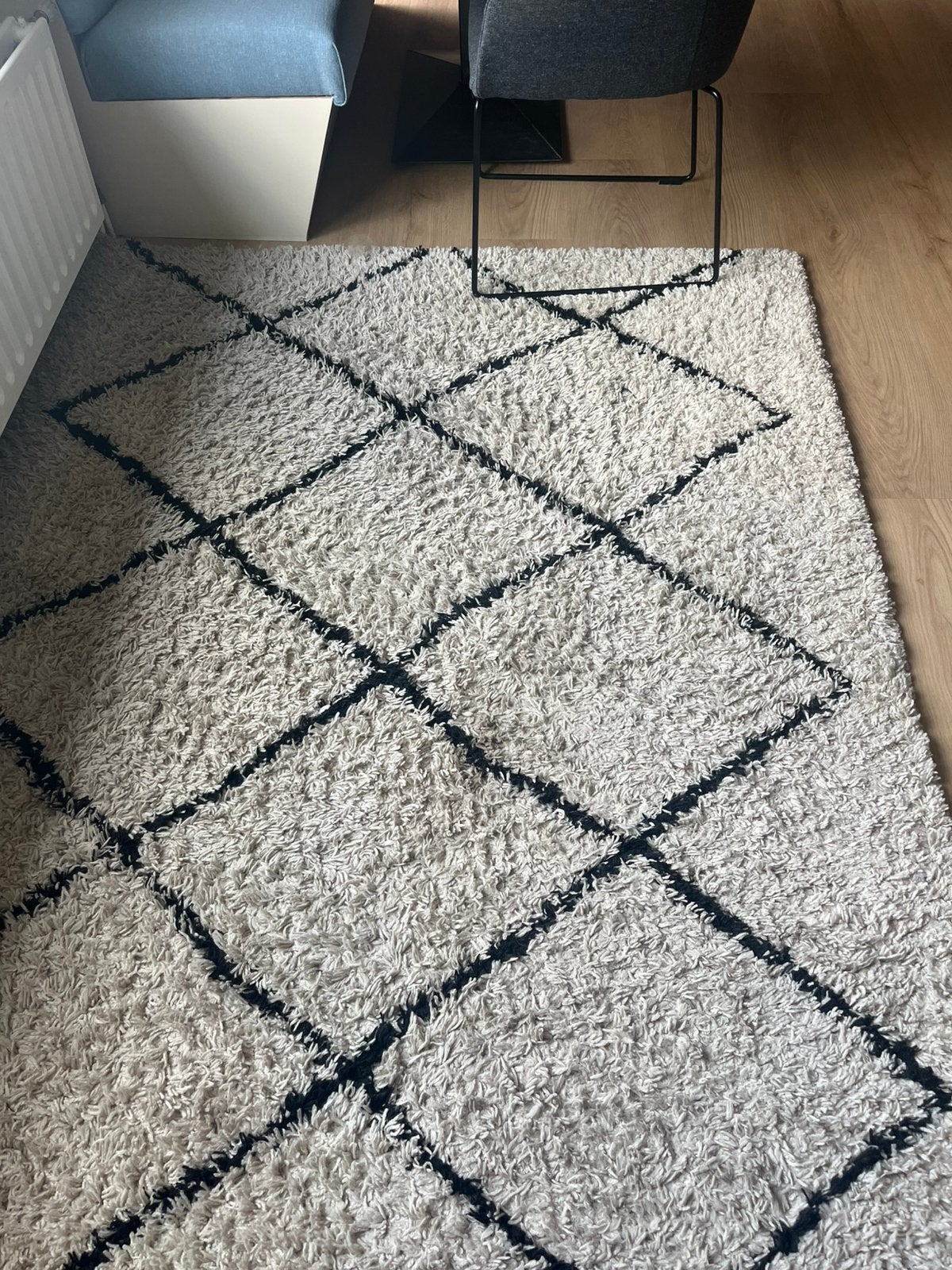 Vloerkleed 235x165 geblokt, Huis en Inrichting, Ophalen of Verzenden, Gebruikt, Rechthoekig, 200 cm of meer