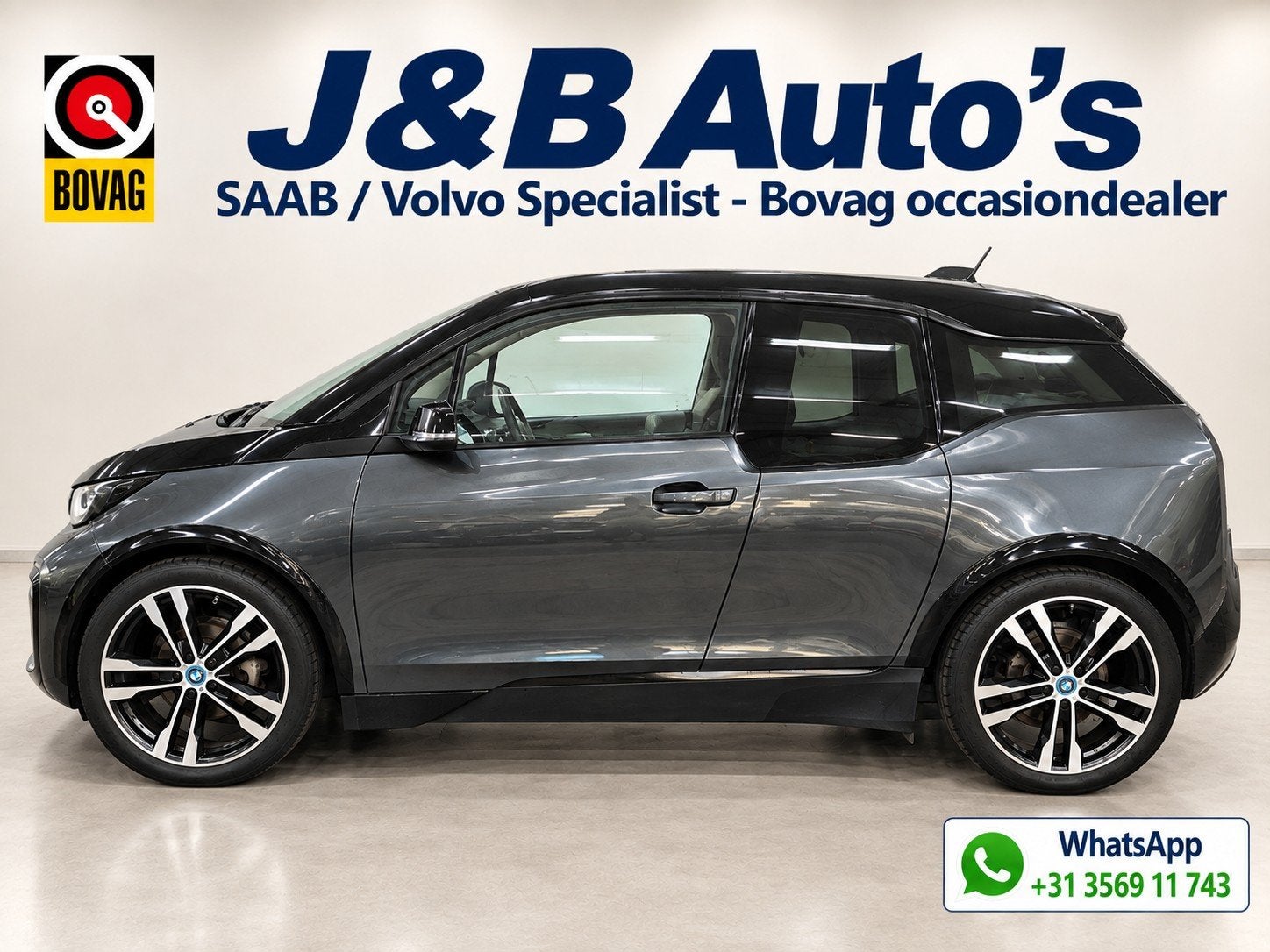 BMW i3 S Business Edition 120Ah 42 kWh Panoramadak Warmtepom, Auto's, Automaat, Automatische klimaatregeling, Achterwielaandrijving