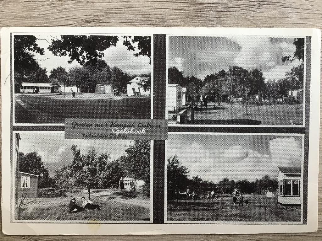 Hollandsche Rading groeten uit Egelshoek  1956, Verzenden, 1940 tot 1960, Gelopen, Utrecht