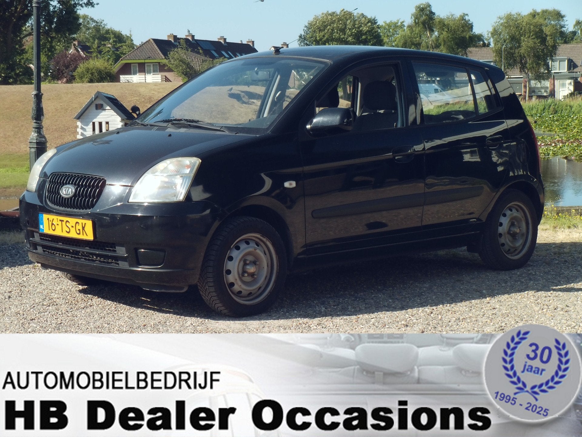 Kia Picanto 1.0 Light (bj 2007), Voorwielaandrijving, Stof, 4 cilinders, Zwart