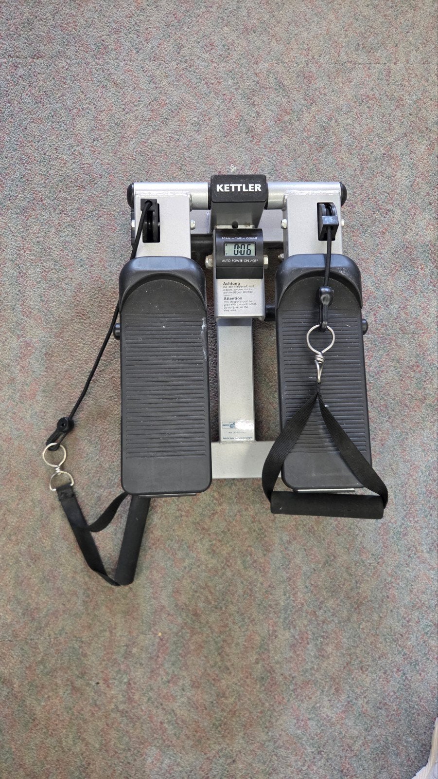 Kettler Stepper compact met touwen, Ophalen, Gebruikt, Armen, Stepapparaat