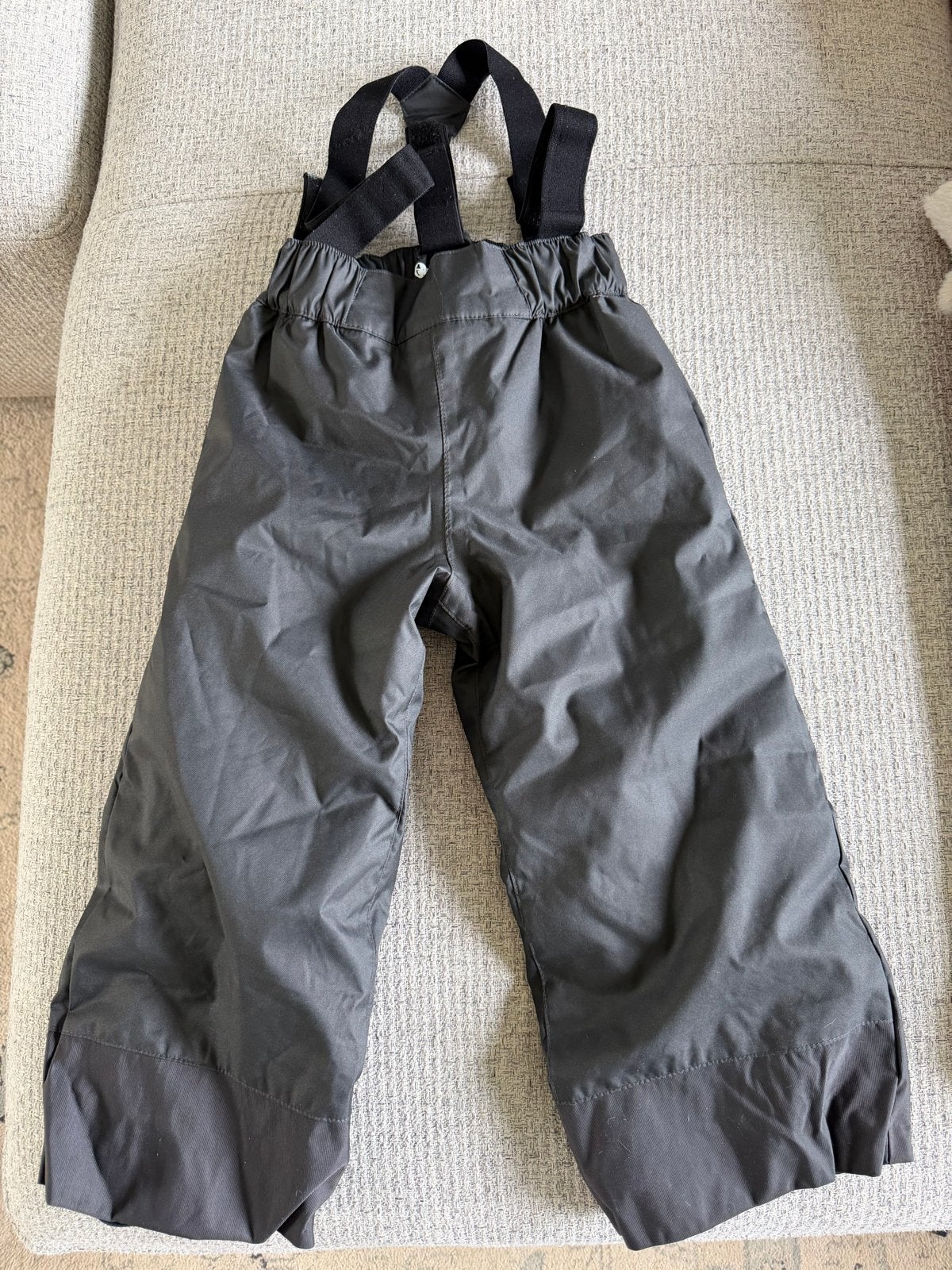 Decathlon regenbroek/overbroek - zwart, maat 98-104, Ophalen of Verzenden, Gebruikt, Jongen of Meisje
