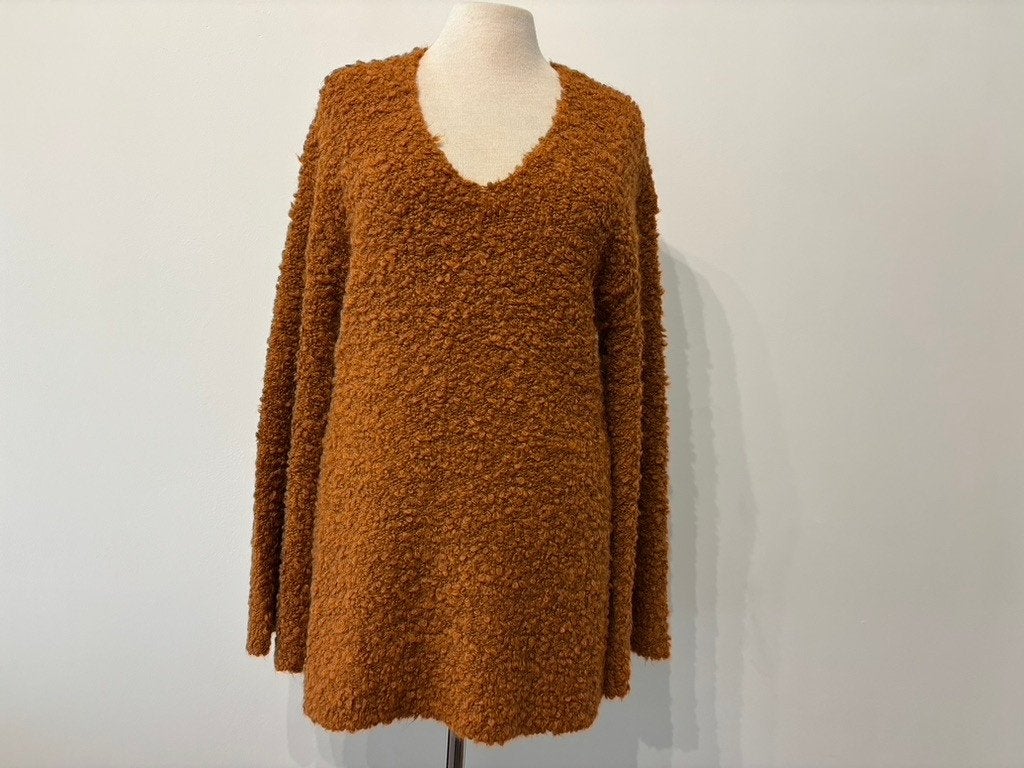 By Malene Birger 'Karlee' Alpaca Knit trui | Cognac Mt M, Maat 38/40 (M), Bruin, By Malene Birger, Nieuw