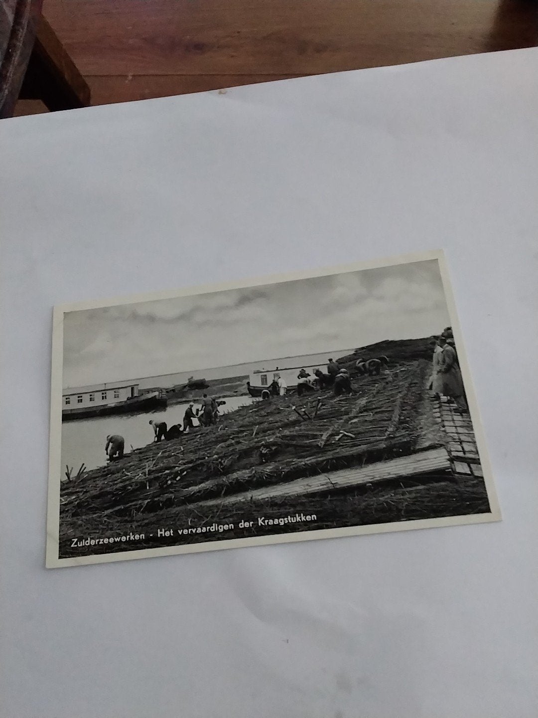 ansichtkaart Zuiderzeewerken - Kraagstukken, Ophalen of Verzenden, 1920 tot 1940, Gelopen, Gelderland