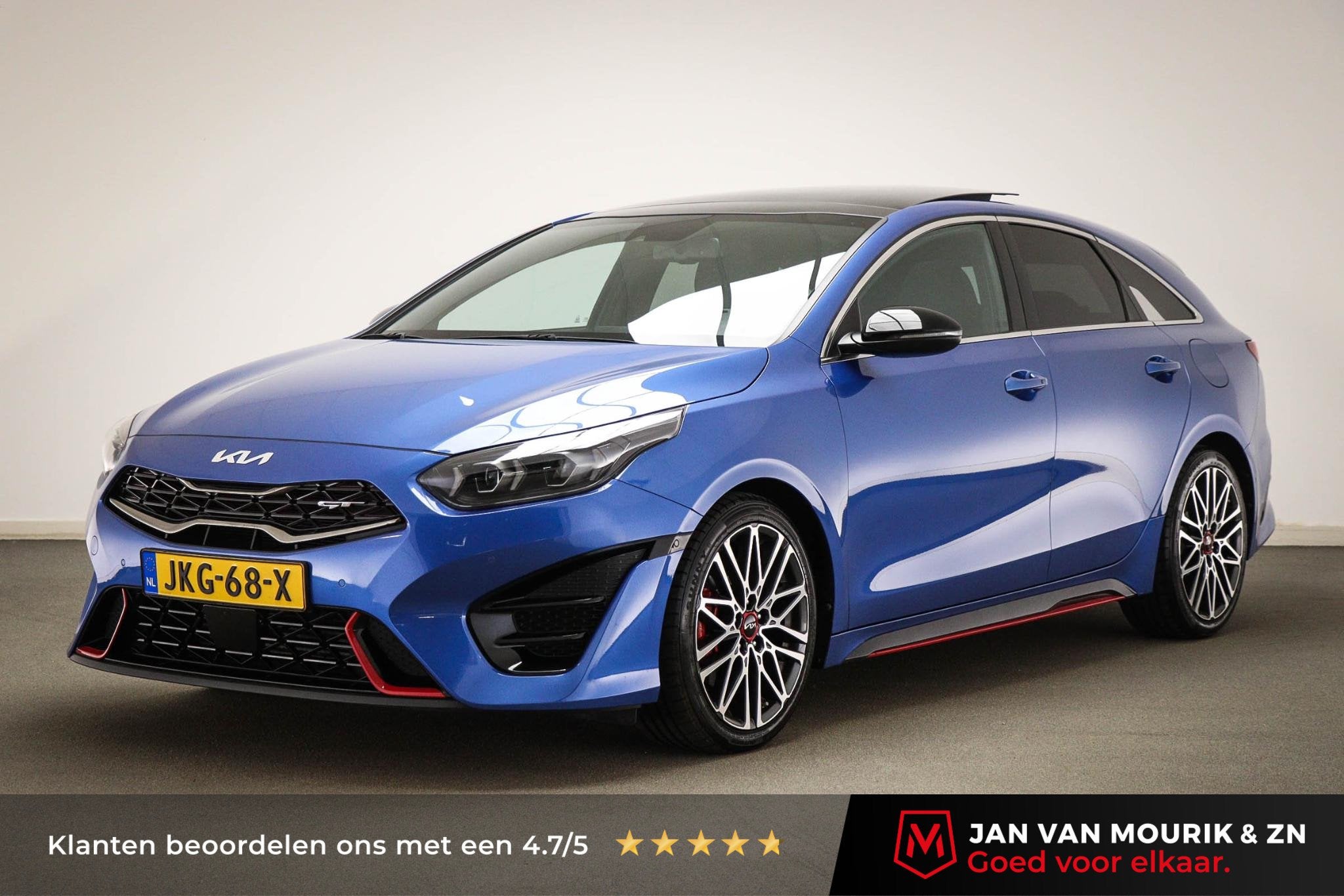 Kia ProCeed 1.6 T-GDi GT | PANORAMADAK | STUURVERWARMING | D, Auto's, 15 km/l, Gebruikt, Met garantie (alle), Blauw