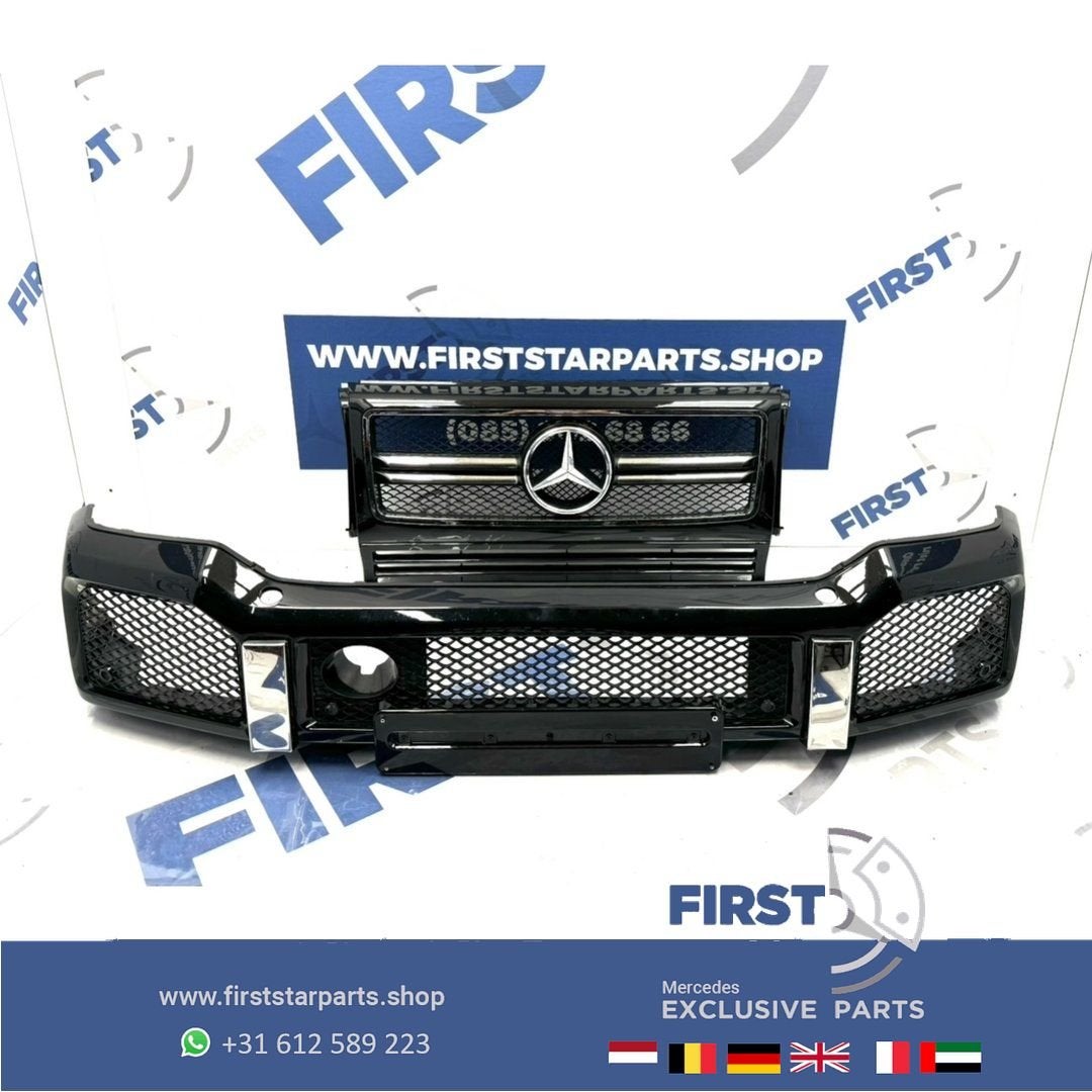 W463 G63 AMG VOORBUMPER + GT GRIL origineel Mercedes G KLASS, Auto-onderdelen, Gebruikt, -, Voor, Ophalen of Verzenden