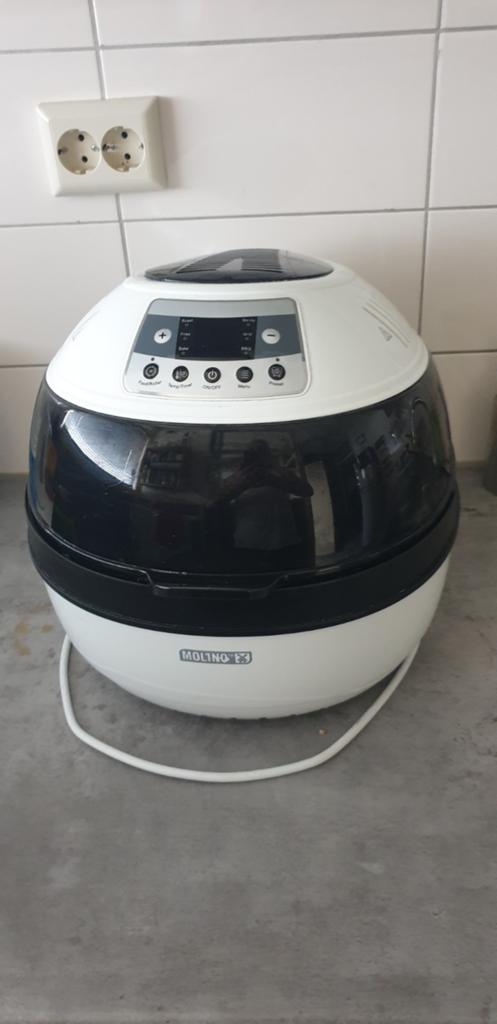 Molino Airfryer - Wit/Zwart, Witgoed en Apparatuur, Airfryers, Ophalen of Verzenden