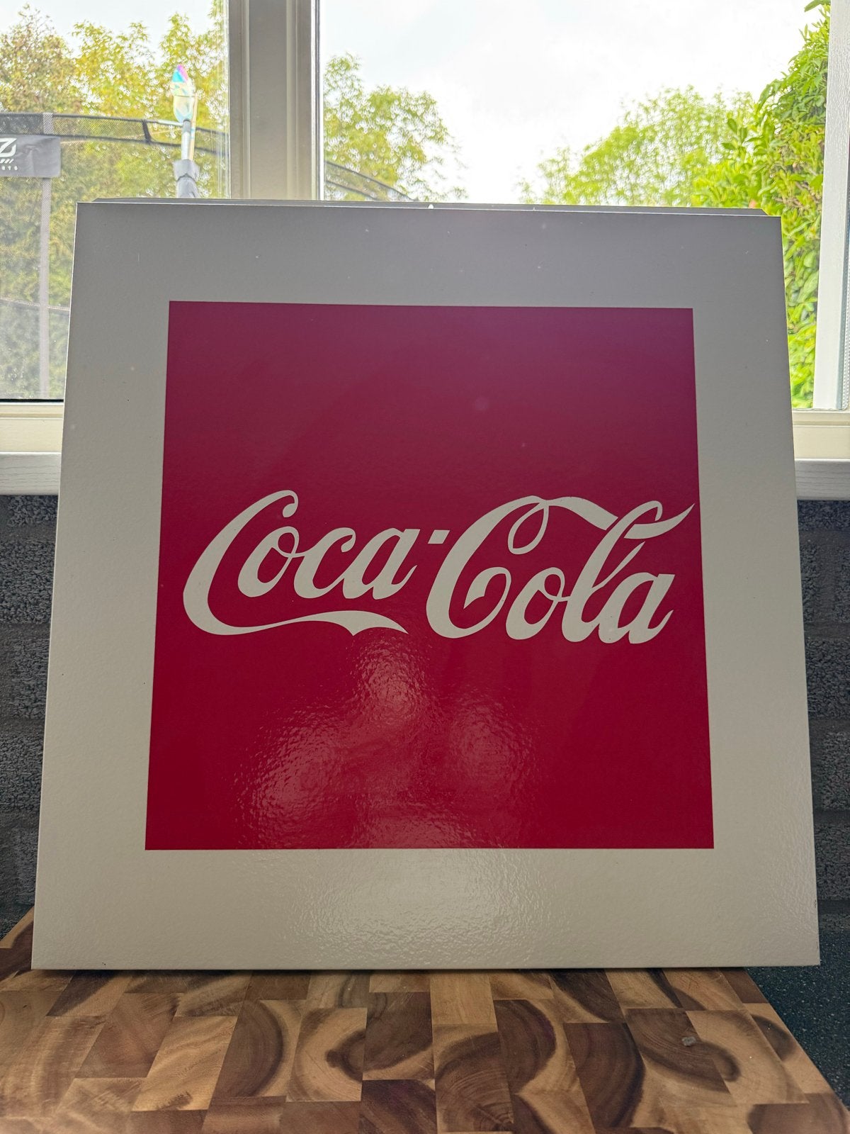 Prachtig Coca Cola Reclamebord - Klassiek Design, Ophalen of Verzenden, Zo goed als nieuw, Reclamebord