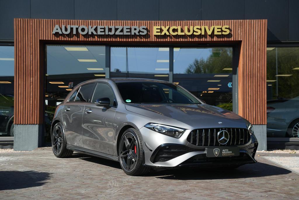 Mercedes-Benz A-klasse AMG 35 4MATIC Aero Pack Burmester Wid, Auto's, Automaat, Automatische klimaatregeling, Gebruikt, 4 cilinders