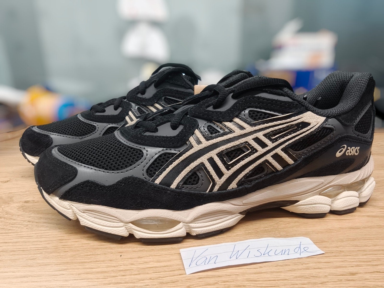 NIEUW Asics Gel NYC Black 41,5 Sneakers Schoenen Zwart, Overige kleuren, Nieuw, Ophalen of Verzenden, Sneakers of Gympen