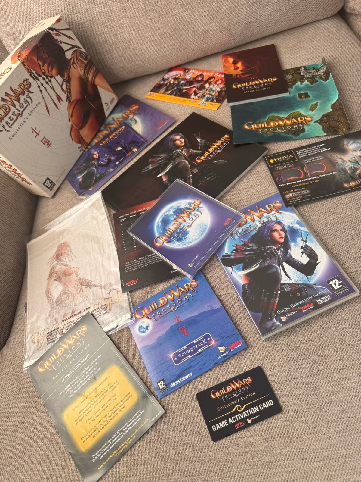 Guild Wars Factions Collector’s Edition PC 2006 Big Box, Ophalen of Verzenden, Zo goed als nieuw