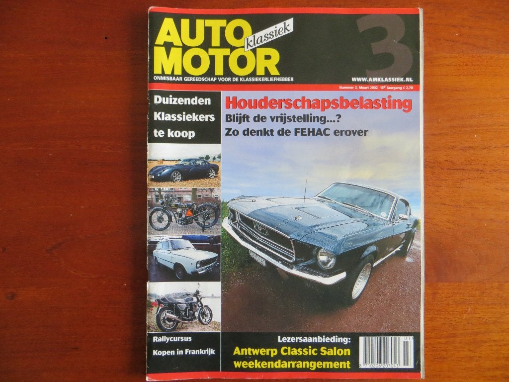 Auto Motor Klassiek 3 2002 DAF 66 Tuscan, Mustang, Velocette, Verzenden, Nieuw, Ford
