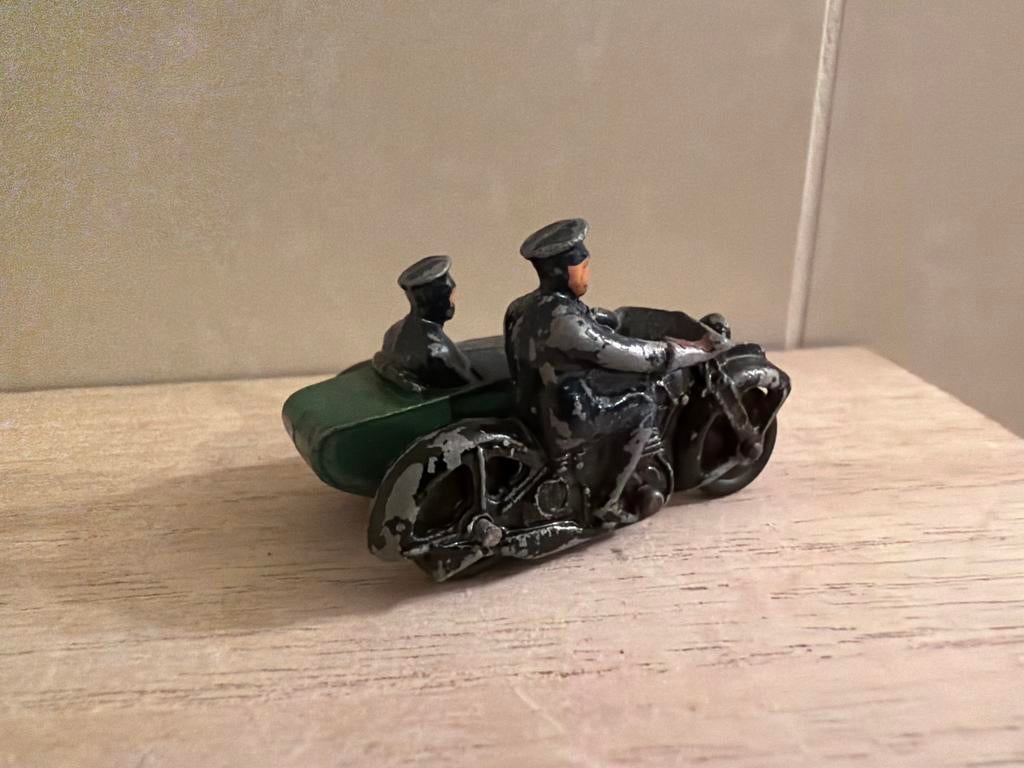 Dinky Toys Zijspan Motor - Bespeeld Vintage Model, Gebruikt, Auto, C, Dinky Toys