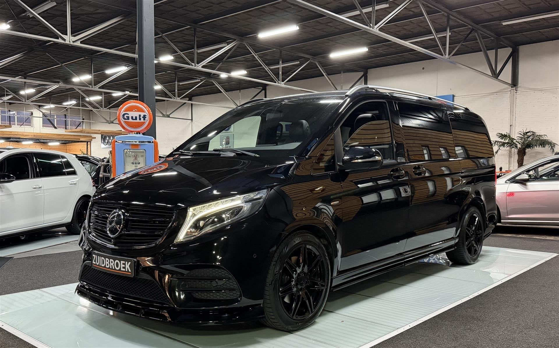 Mercedes-Benz V-Klasse AMG 7-pers! Vol optie! Leer! Avantgar, Auto's, Mercedes-Benz, Automaat, Gebruikt, 7 stoelen, Zwart