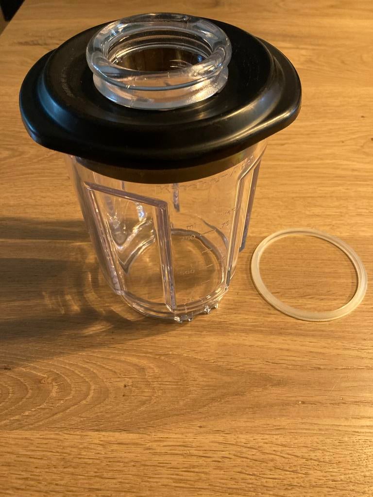 KitchenAid 5KSB5553 Mengbeker 0,75L met afdichtring, Witgoed en Apparatuur, Blenders, Ophalen of Verzenden, Zo goed als nieuw
