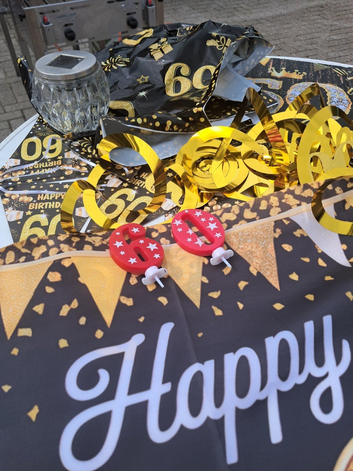 60, Ophalen of Verzenden, Versiering, Verjaardag