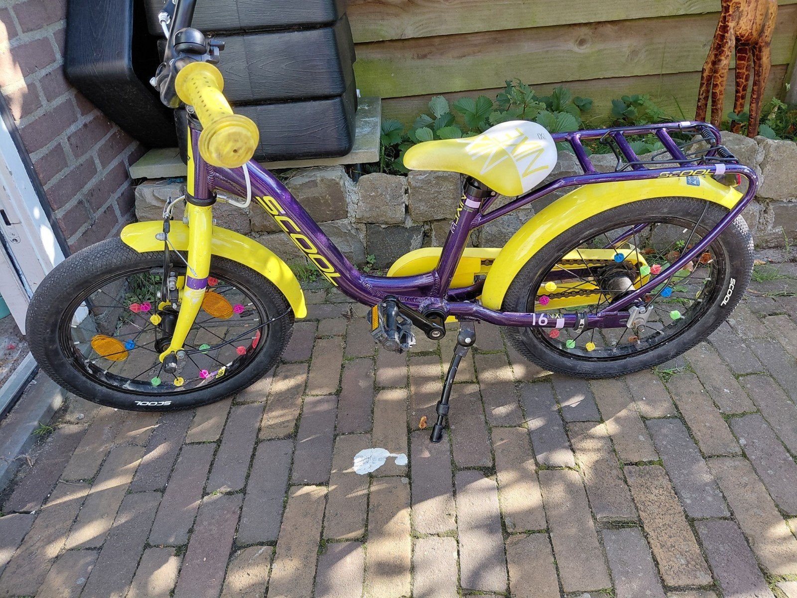 kinderfiets 16 inch, Ophalen, Gebruikt, 16 tot 20 inch, Nixe