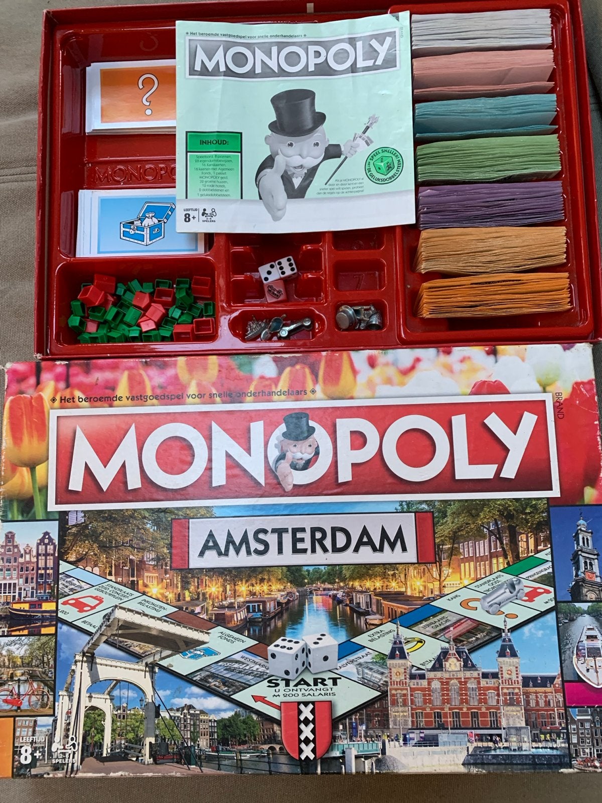 Monopoly Amsterdam Editie, Hobby en Vrije tijd, Gezelschapsspellen | Bordspellen, Een of twee spelers, Ophalen of Verzenden, Gebruikt