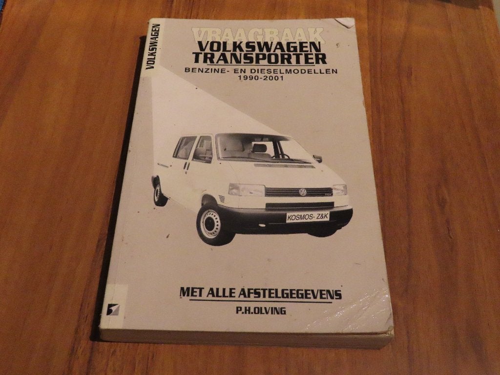 Vraagbaak Volkswagen Transporter T4 benzine, diesel '90-2001, Ophalen of Verzenden