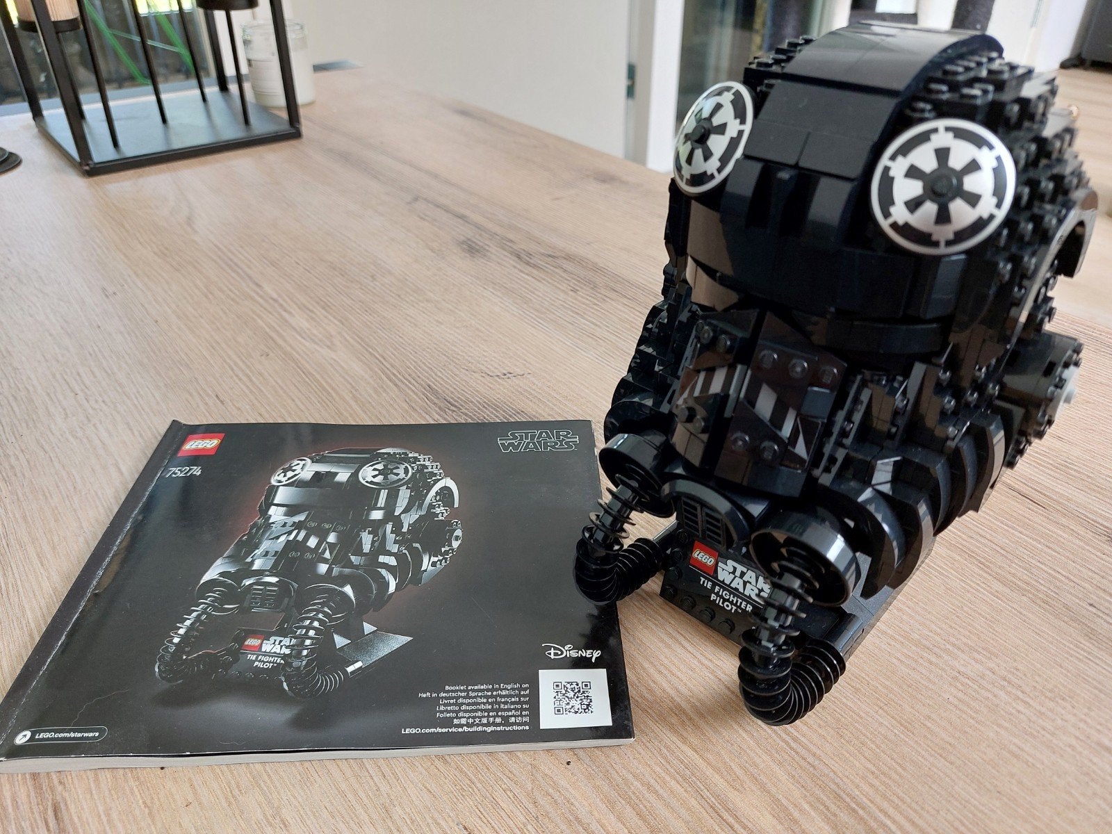 Lego Star Wars Tie Fighter Pilot Helmet (75274), zonder doos, Star Wars, Lego, Compleet, Ophalen of Verzenden