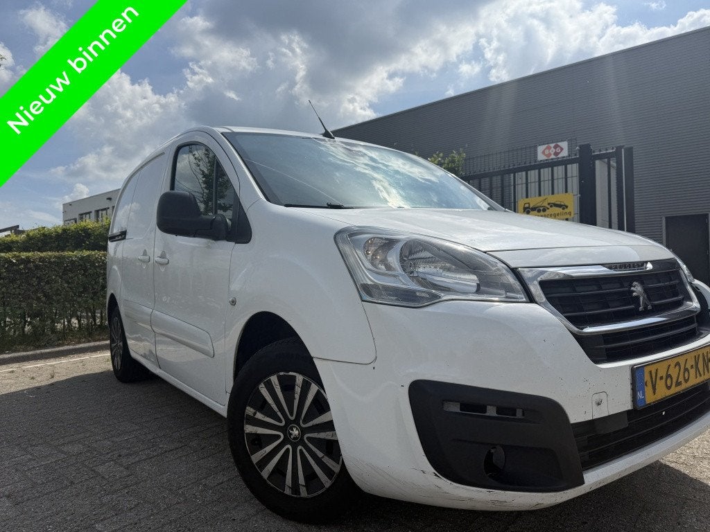 Peugeot Partner 120 1.6 BlueHDi Cruise Clima Facelift 2018, Gebruikt, 4 cilinders, Origineel Nederlands, Bedrijf