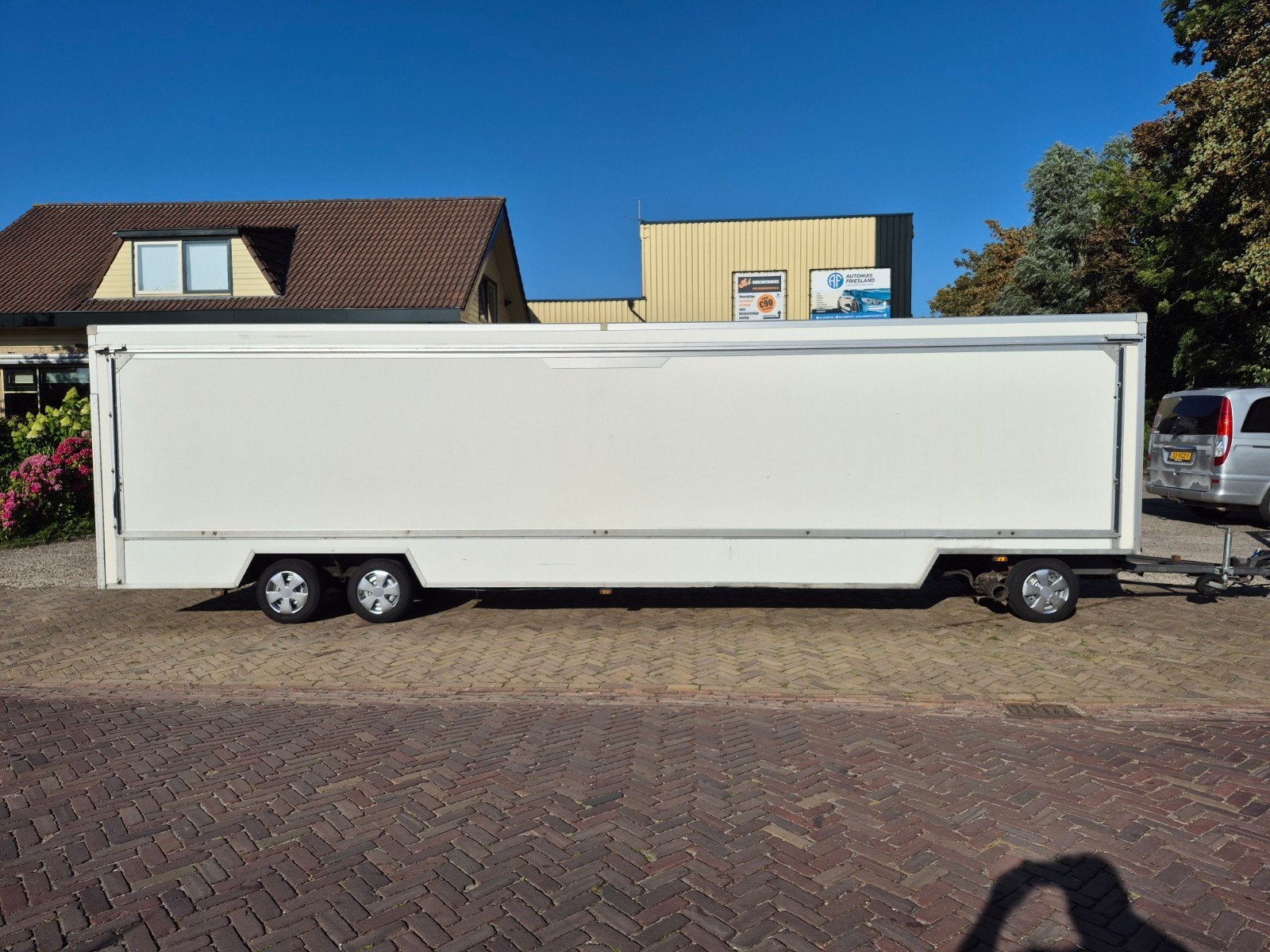 Verdonk verkoopwagen marktwagen 8 meter met mover en zeilen!, Ophalen of Verzenden