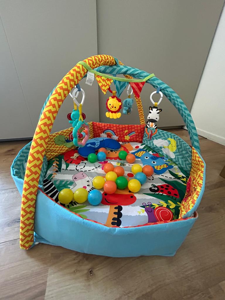 Baby gym met ballenbak, Kinderen en Baby's, Speelgoed | Babyspeelgoed, Ophalen, Zo goed als nieuw, Babygym