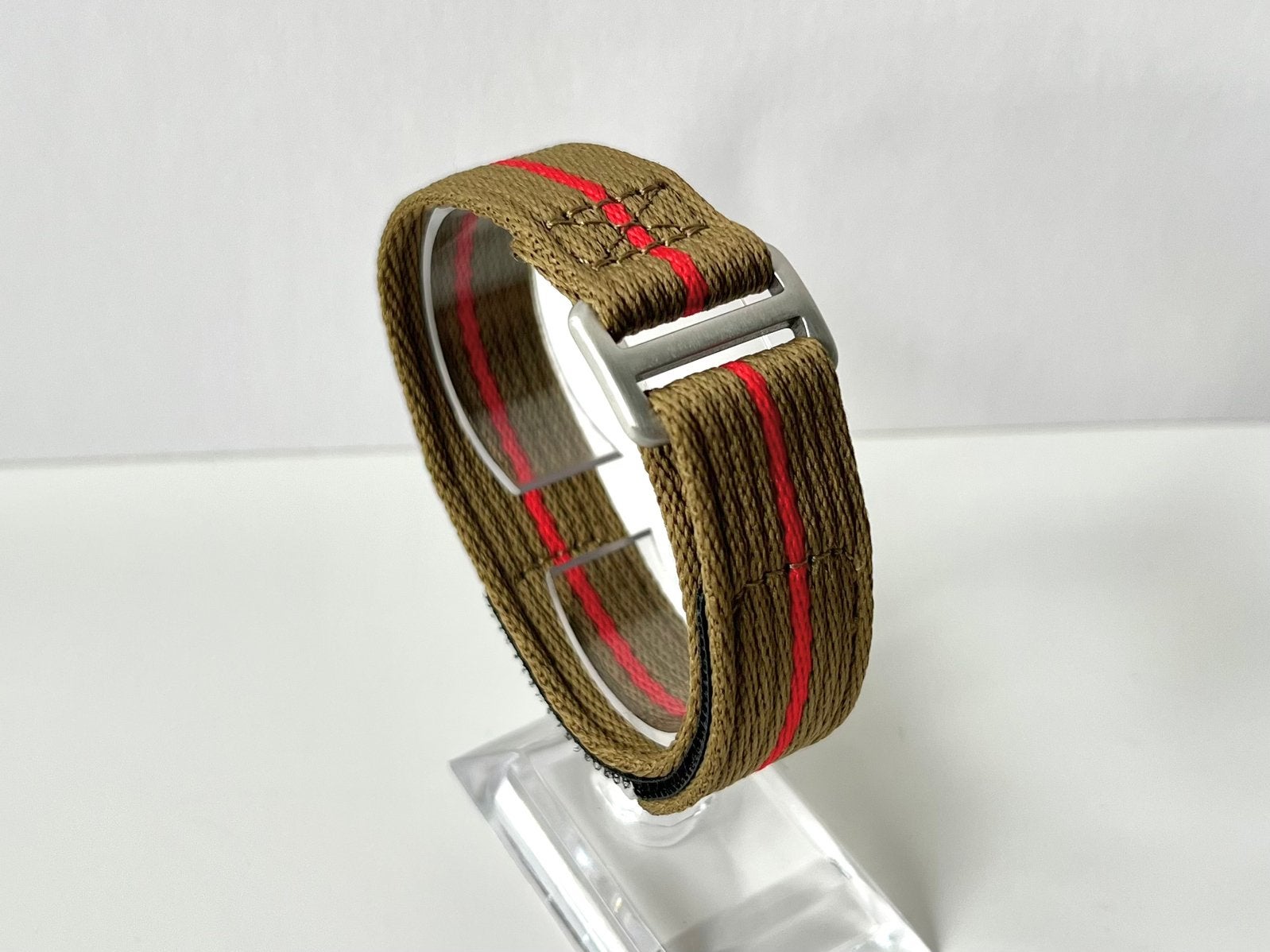 Horlogebandje 20mm Nylon Velcro Band FXD Stijl Groen NIEUW, Ophalen of Verzenden, Nieuw, Blauw, Jongen of Meisje