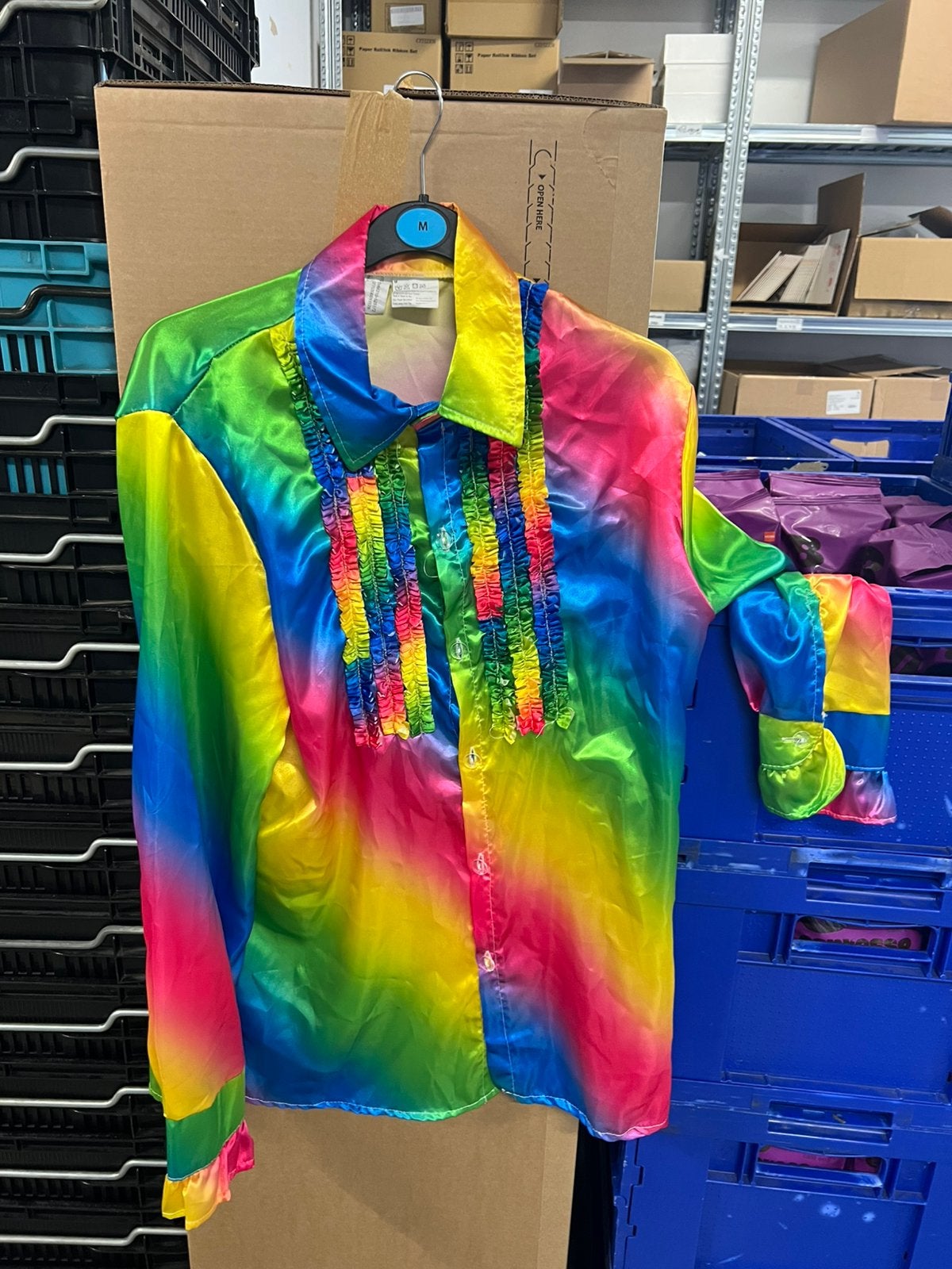 Kleurrijke blouses, Kleding | Heren, Carnaval, Overige maten, Ophalen of Verzenden, Zo goed als nieuw