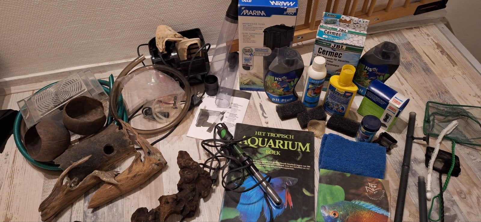 Aquarium spullen pomp stofzuiger ,verwarmin, Dieren en Toebehoren, Ophalen