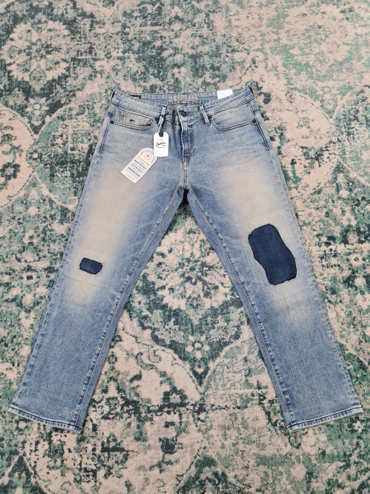 Denham Monroe Classic Tapered Fit W29 L26 Nieuw Tulsi2926, Denham, Blauw, Nieuw, Ophalen of Verzenden