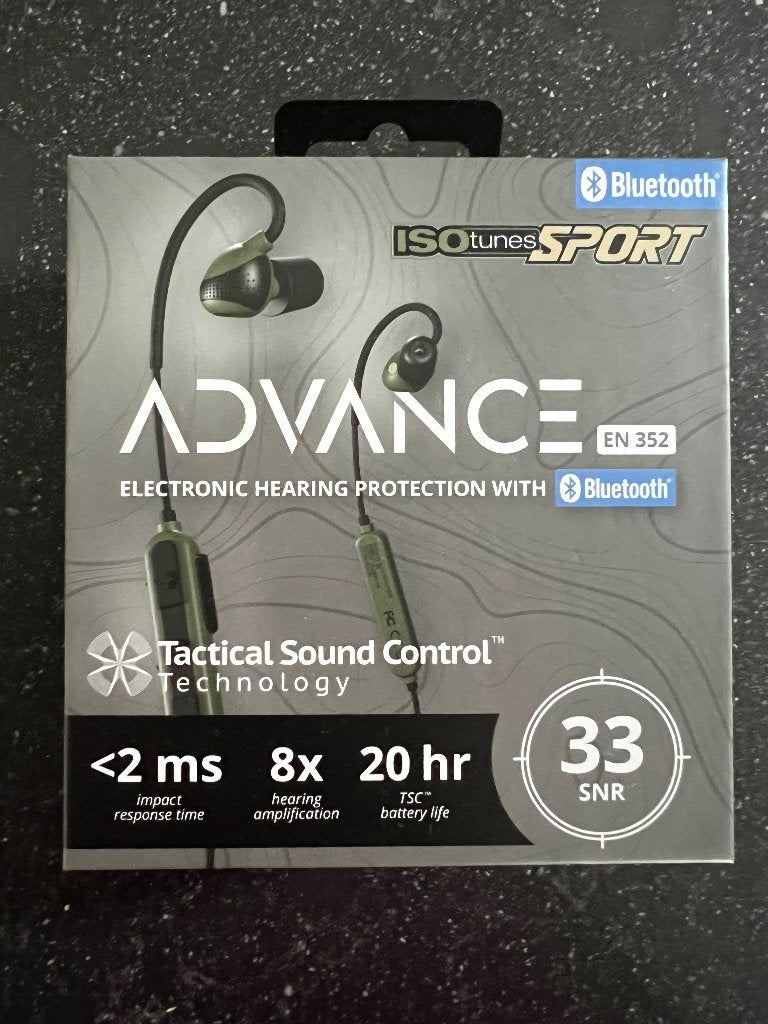 Isotunes Sport Advance gehoorbescherming met bluetooth, Ophalen of Verzenden, Bluetooth, Nieuw