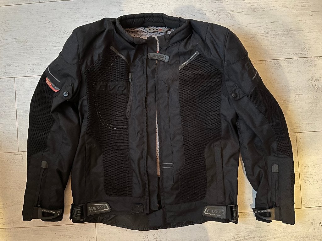 Motorjas Evolution in perfecte staat! Maat L., Motoren, Kleding | Motorkleding, Ophalen of Verzenden, Tweedehands, Jas | textiel