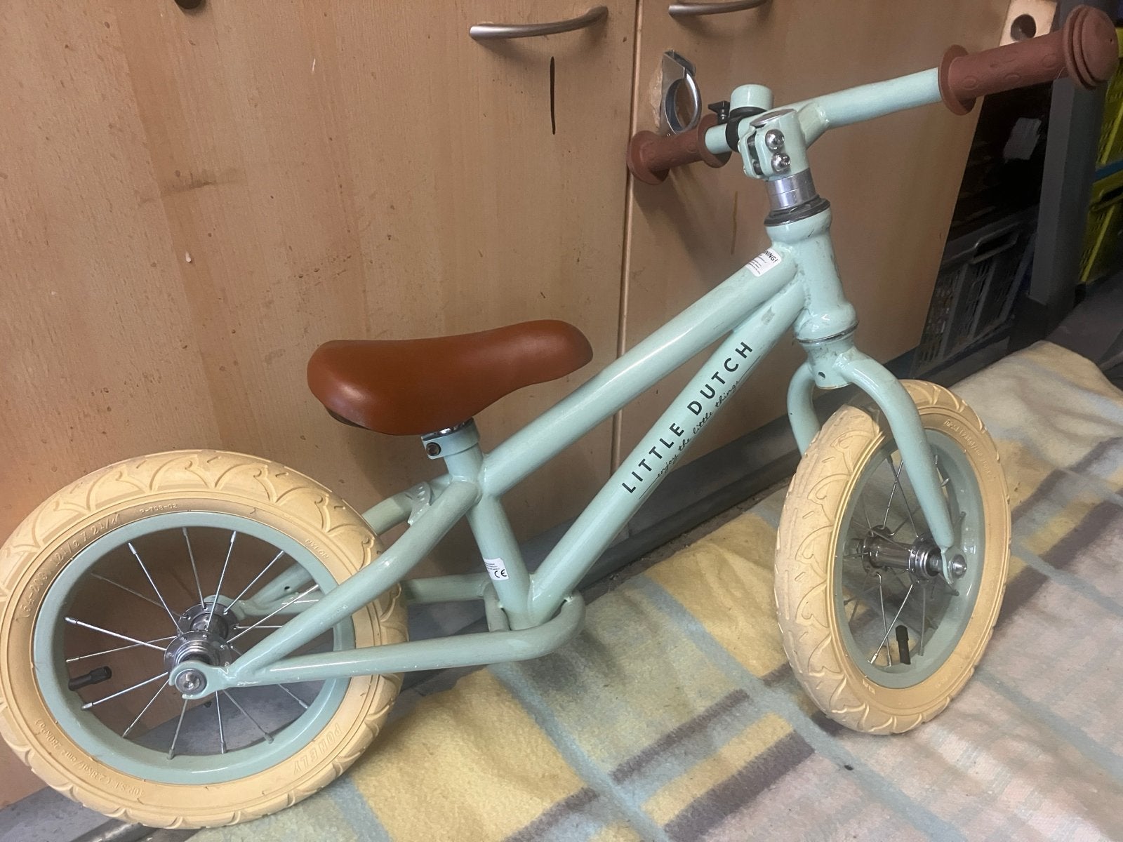Little Dutch loopfiets - Mintgroen, Ophalen, Gebruikt, Loopfiets