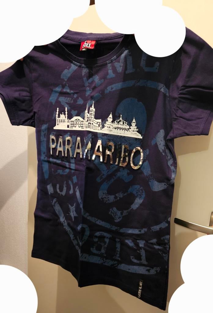Leuke Paramaribo T-shirt NIEUW!(gekocht in Suriname!), Ophalen of Verzenden, Nieuw, Maat 48/50 (M), Blauw