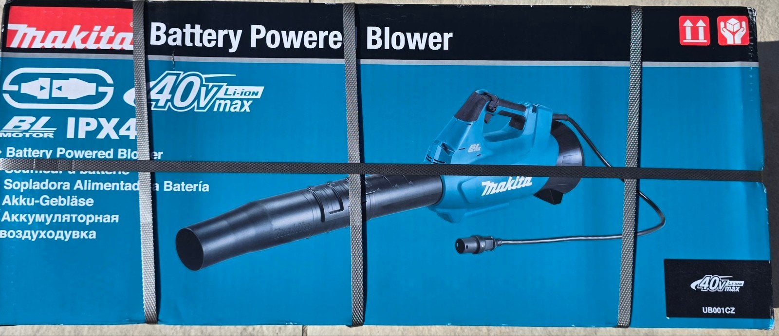 Makita Accu Bladblazer 40Vmax - Nieuw in doos, Tuin en Terras, Bladblazers, Ophalen, Nieuw, Makita, Accu