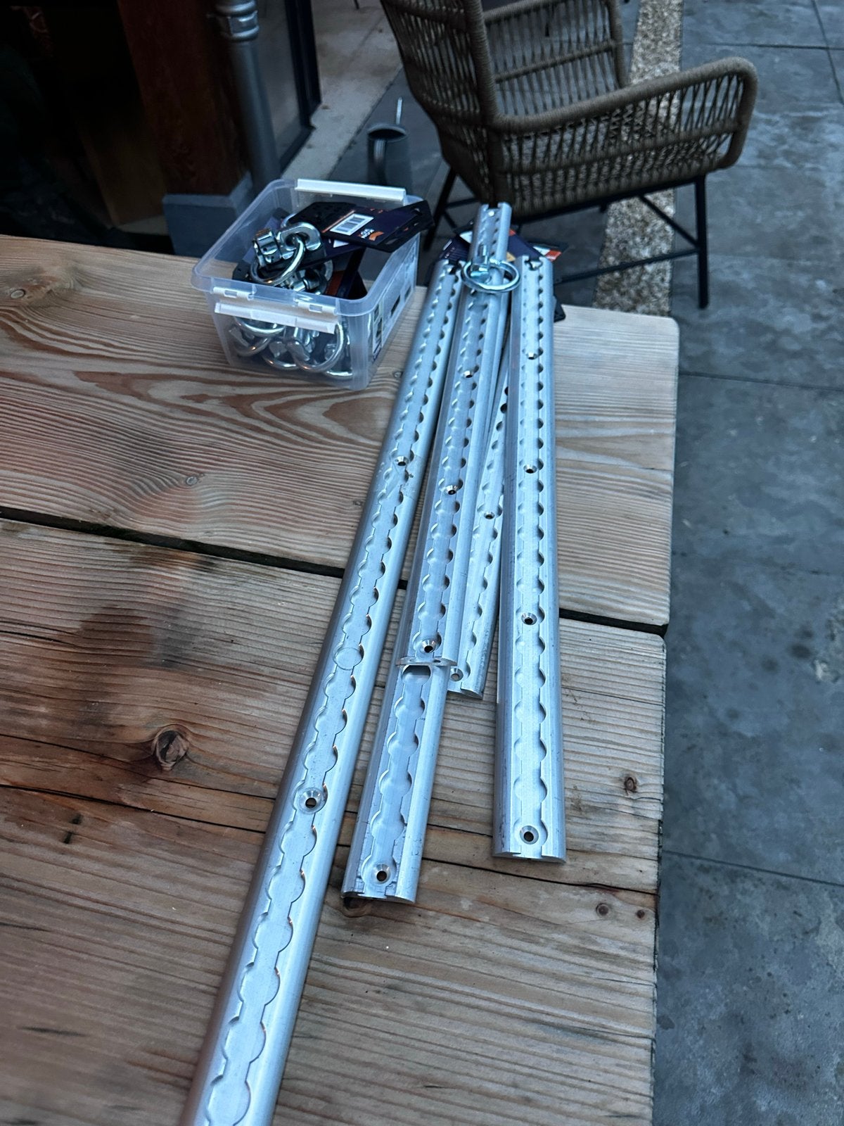 Sjorogen en aluminium rails voor ladingzekering NIEUW!!!!, Ophalen of Verzenden, Zo goed als nieuw