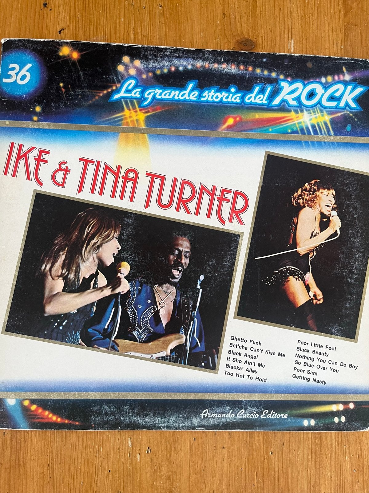 Ike & Tina Turner - La Grande Storia Del Rock nr36, Cd's en Dvd's, Vinyl | Rock, Ophalen of Verzenden, Gebruikt, Classic Rock