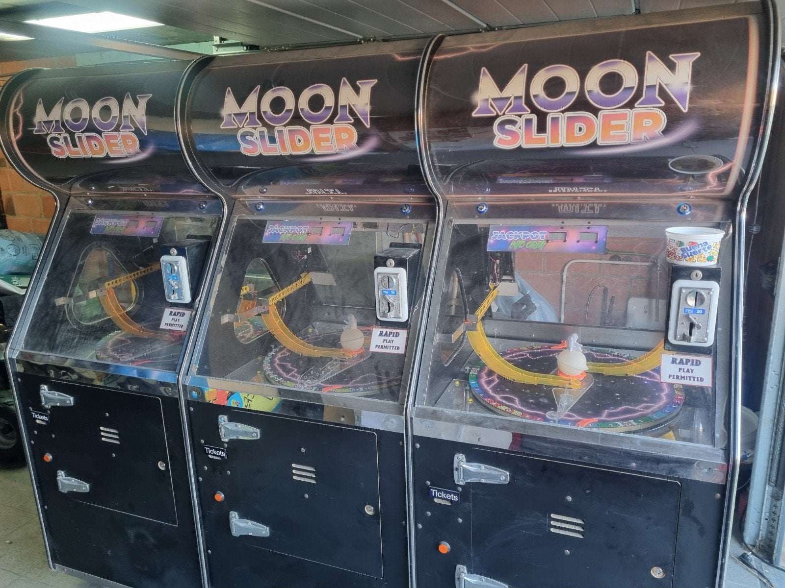 Moon slider arcade kast te koop, Ophalen, 1970 tot heden, Overige merken