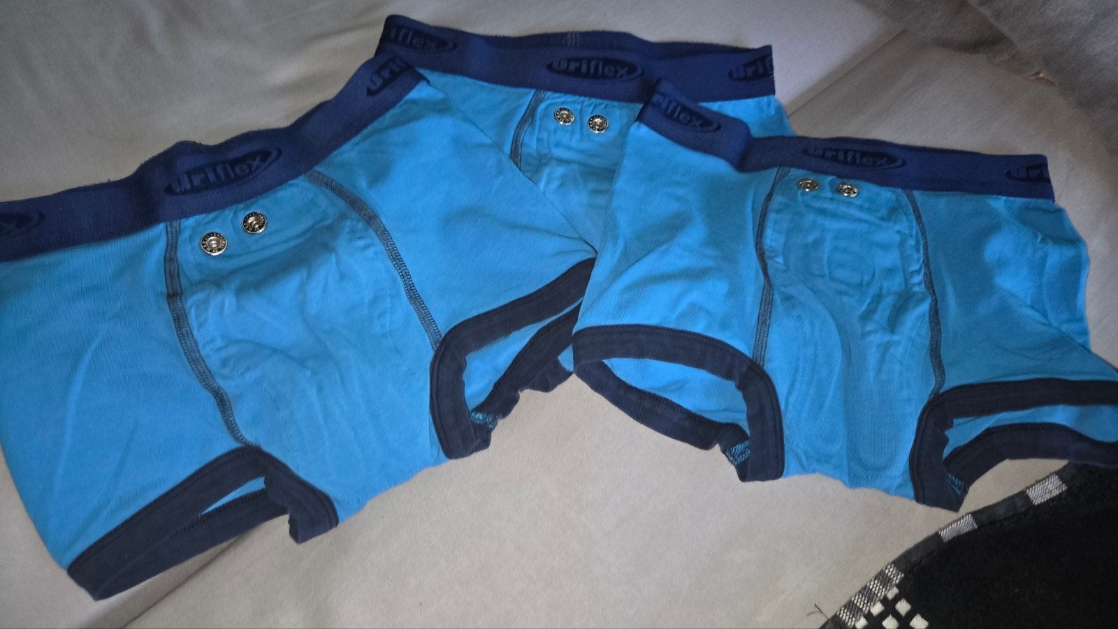 3 Uriflex jongens plaswekker onderbroekjes maat 128, Ophalen of Verzenden, Nieuw, Jongen, Nacht- of Onderkleding