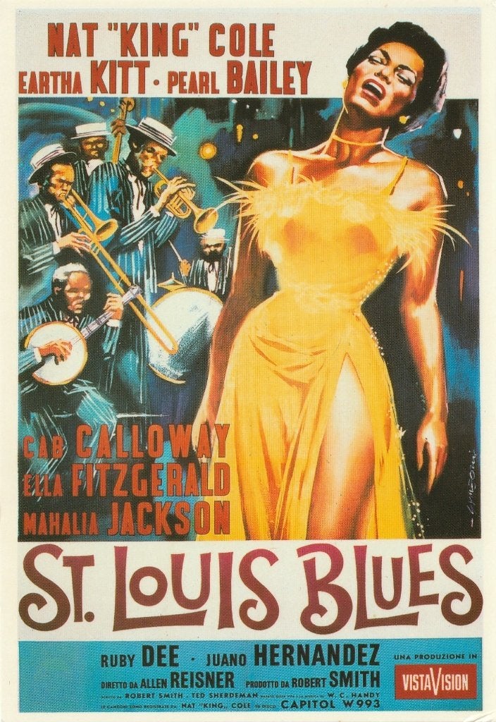 Kaart "St. Louis Blues" - Eartha Kitt, Verzenden, 1980 tot heden, Ongelopen, Sterren en Beroemdheden