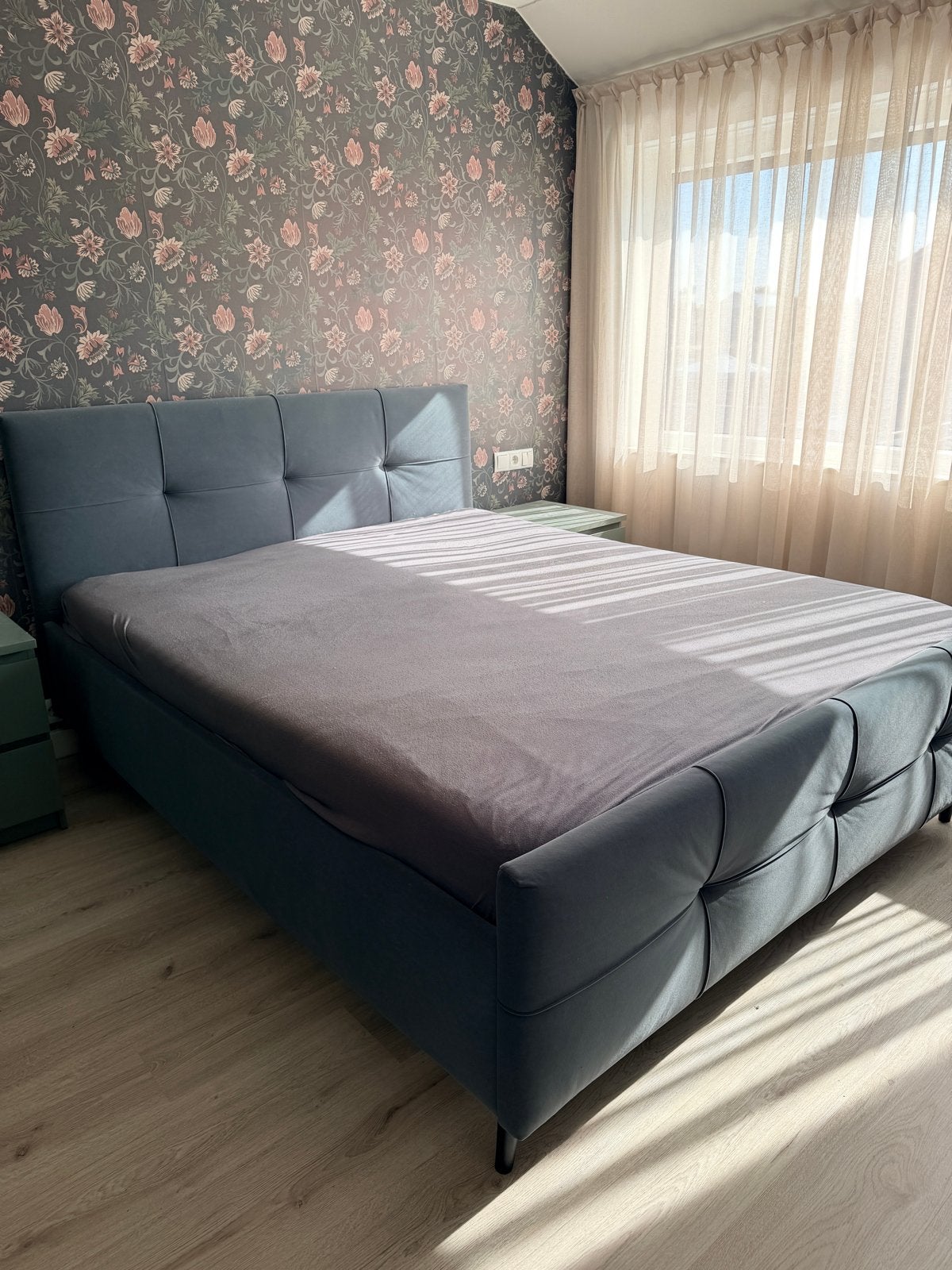 Leen Bakker bed 160x200 cm met lattenbodem, Huis en Inrichting, Slaapkamer | Bedden, Ophalen, Gebruikt, Tweepersoons, 200 cm