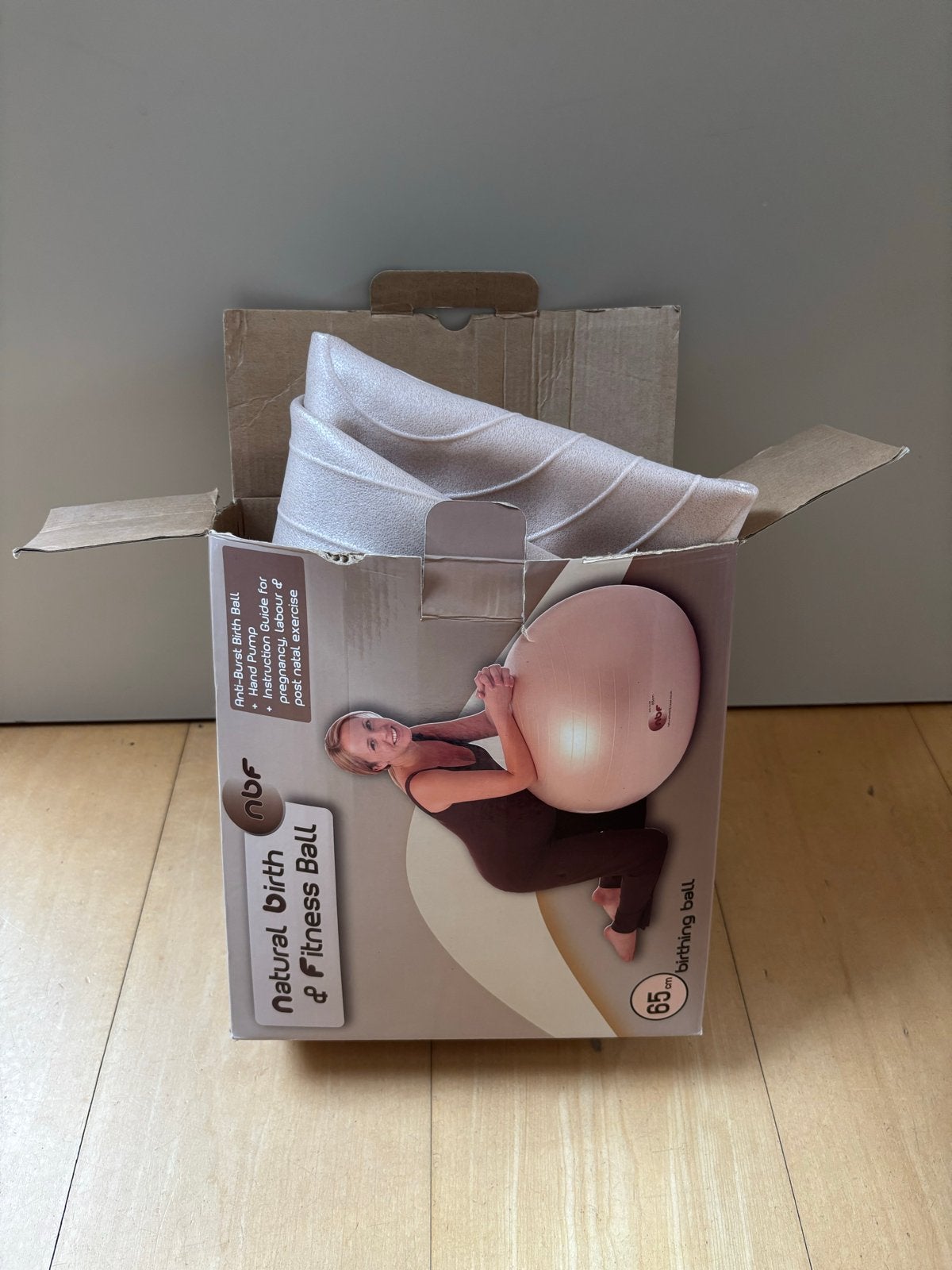 Natural Birth & Fitness Bal 65cm met pomp, Ophalen, Nieuw, Buik, Fitnessbal