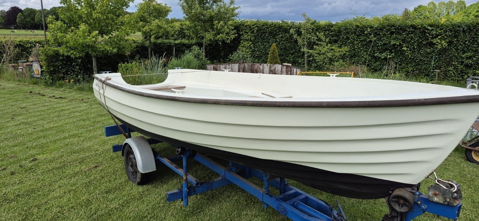 With 442 deluxe boot met kanteltrailer, visboot, tourboot, Watersport en Boten, Gebruikt, 2 m, 40 pk, Buitenboordmotor